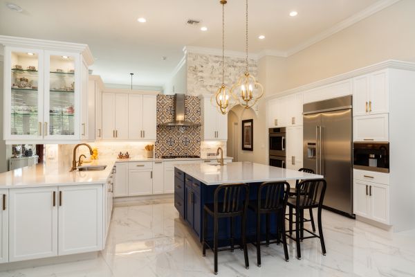 Kitchen Island Construction in Mesquite