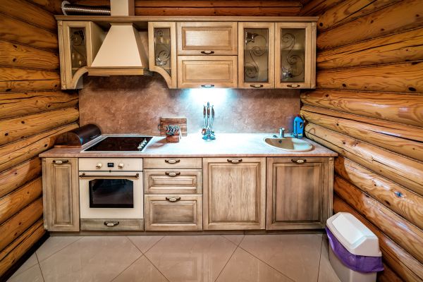 Rustic Cabinets Installation in Mesquite