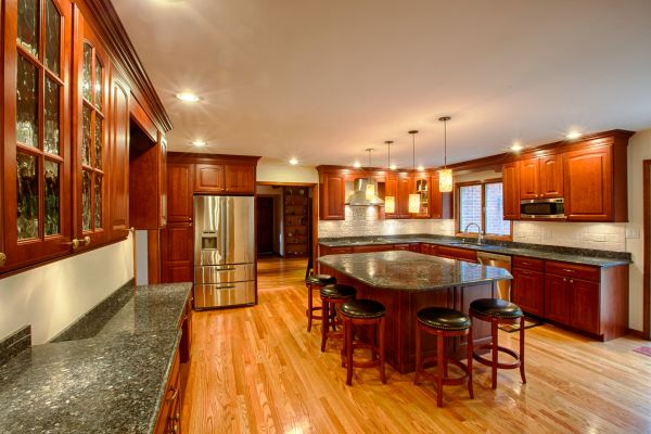 Cherry Kitchen Cabinet Repair in Mesquite