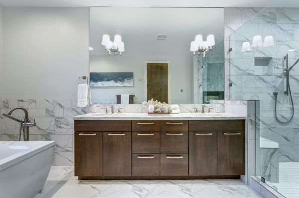 Bathroom Storage Installation in Mesquite
